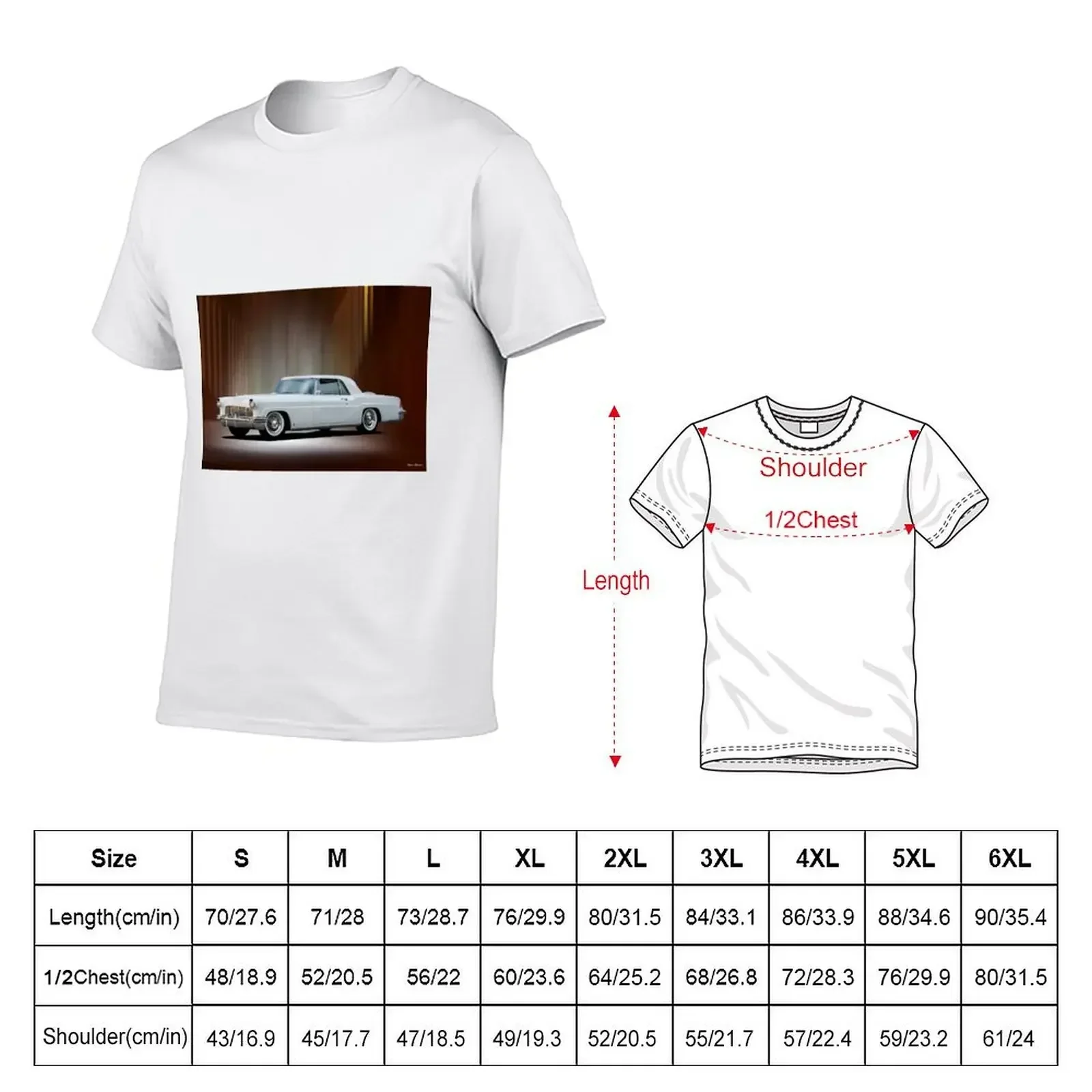 1956 Lincoln Continental Mark II T-Shirt anime clothes street wear sublime graphic shirts Men's cotton t-shirt