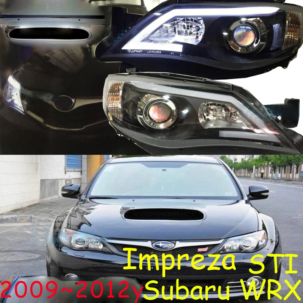 

2pcs 2005~2012y car bupmer head light for Subaru WRX headlight car accessories LED DRL HID xenon fog for Subaru WRX headlamp