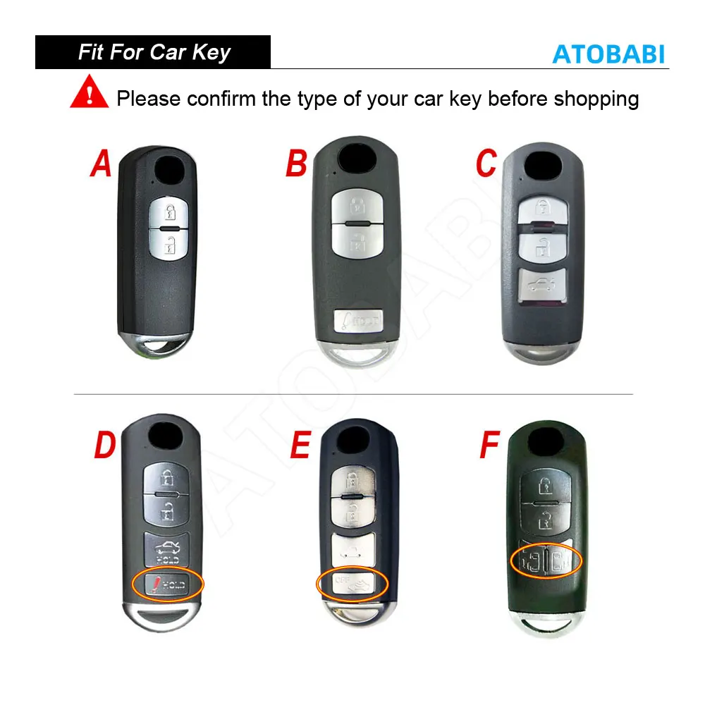 Leather Car Key Cases For Mazda 2 3 5 6 CX5 CX7 CX9 Miata MX5 Axela Atenza Keychain Protector Bag Smart Remote Fobs Shell Cover