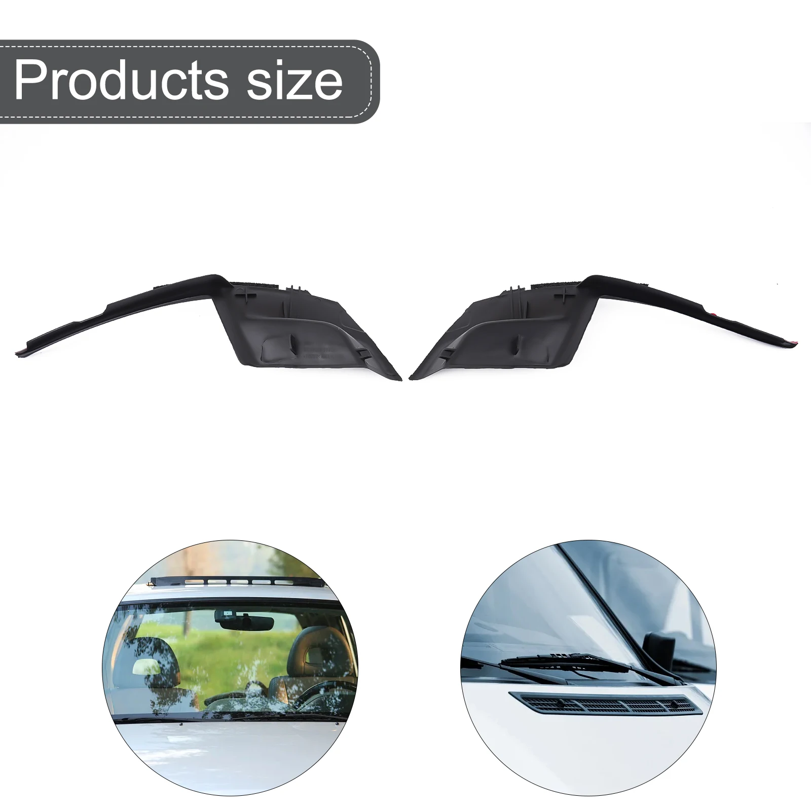 

Горячая распродажа: Пара накладок на кронштейны стеклоочистителей для Toyota Sienna 2011-2020, прямая замена, автомобильные аксессуары