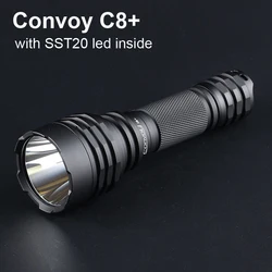 Convoy Flashlight  C8 Plus SST20 Led 7135*8 Biscotti Firmware Torch High Powerful Flash Light Camping Lamp Tactical Lanterna