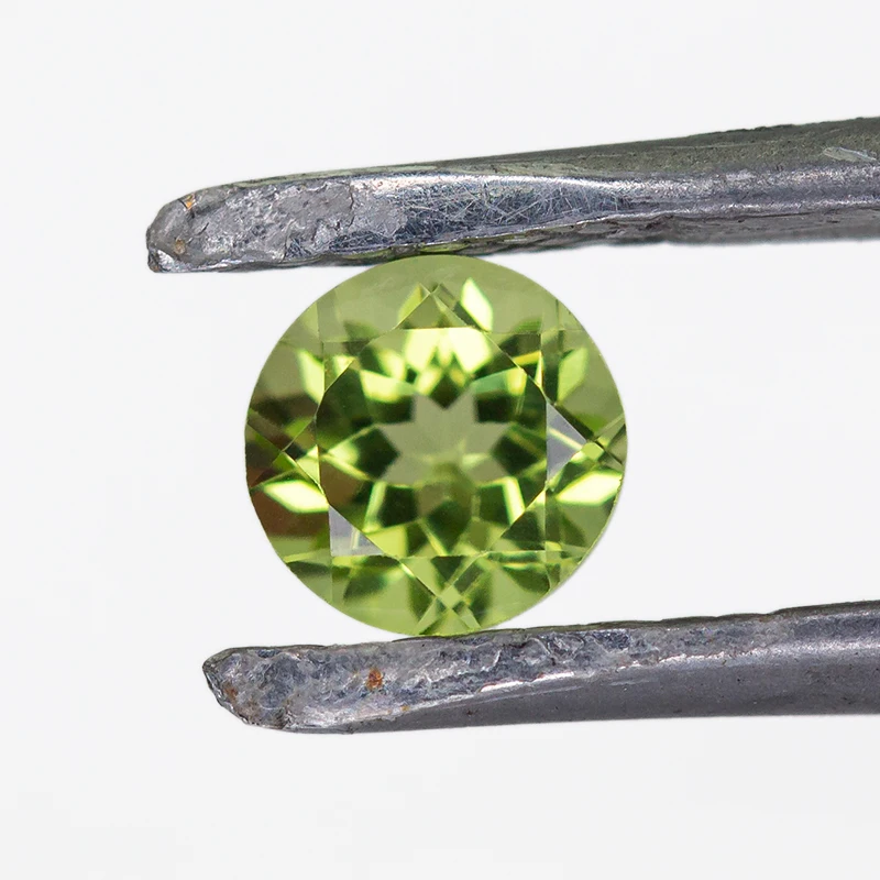 Kibo Wholesale Natural Loose Gemstone Round Cut 1.0-5.0mm Peridot