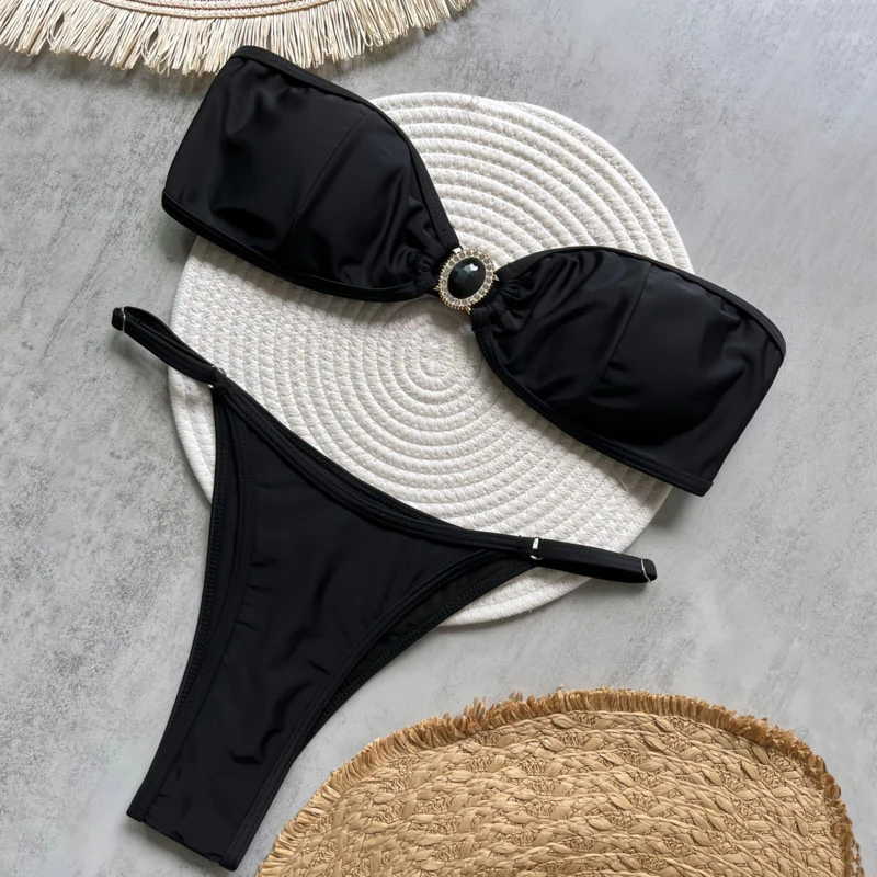 

New Sexy Bikinis 2025 Swimsuits Women's Swimwear Push Up For Beach Swimming Wear Bathing Suits Brazilian Bikini Set Pool Bather