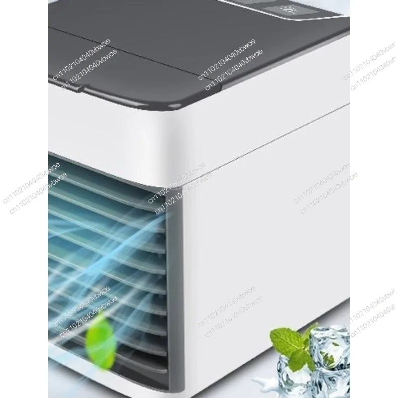 Cooler USB Small Electric Fan Mini Air Conditioning Fan Desktop Mute Spray