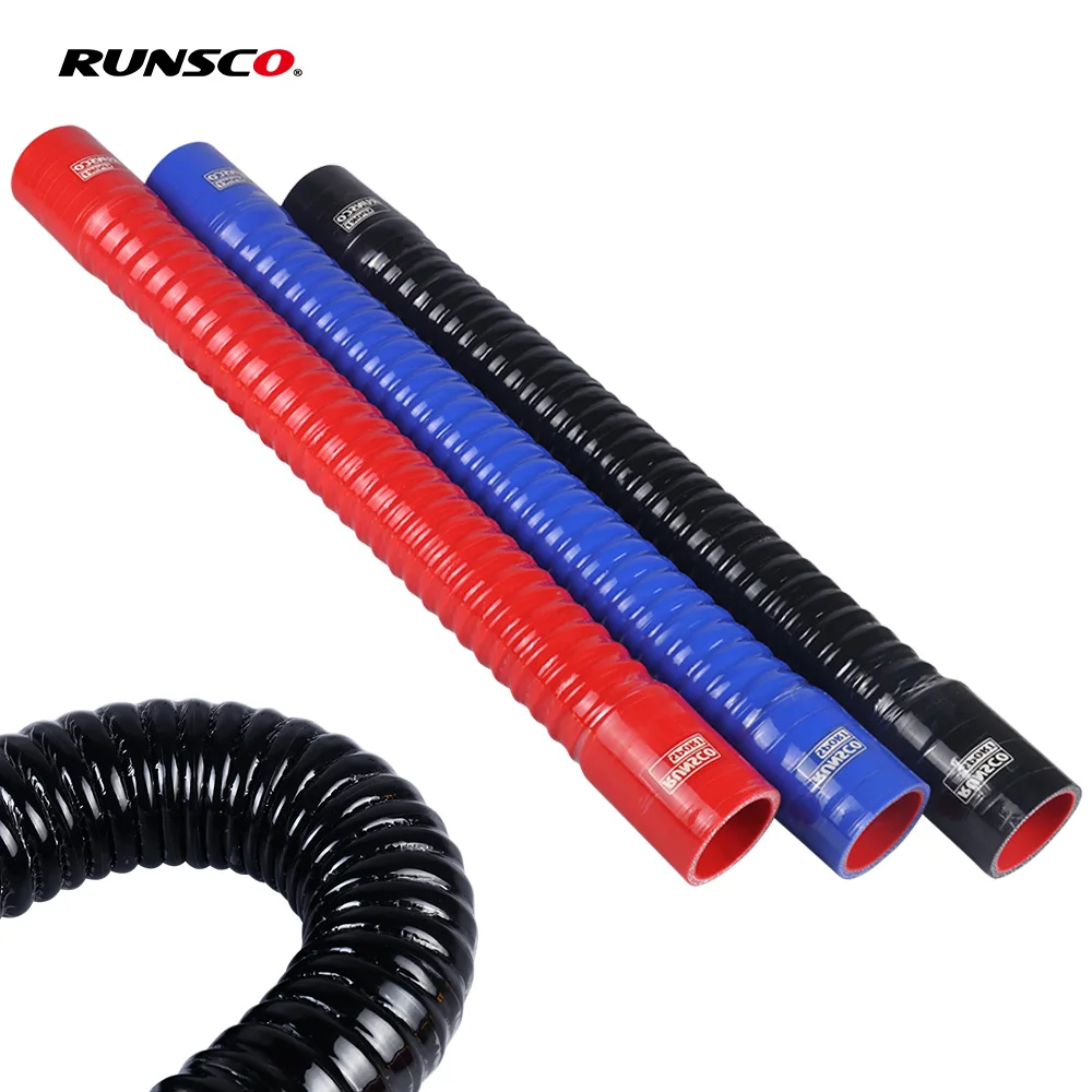 ID 16 18 20 25 28mm Silicone Flexible Hose Water Pipe Radiator Tube for Air Intake High Pressure Rubber Joiner Pipe