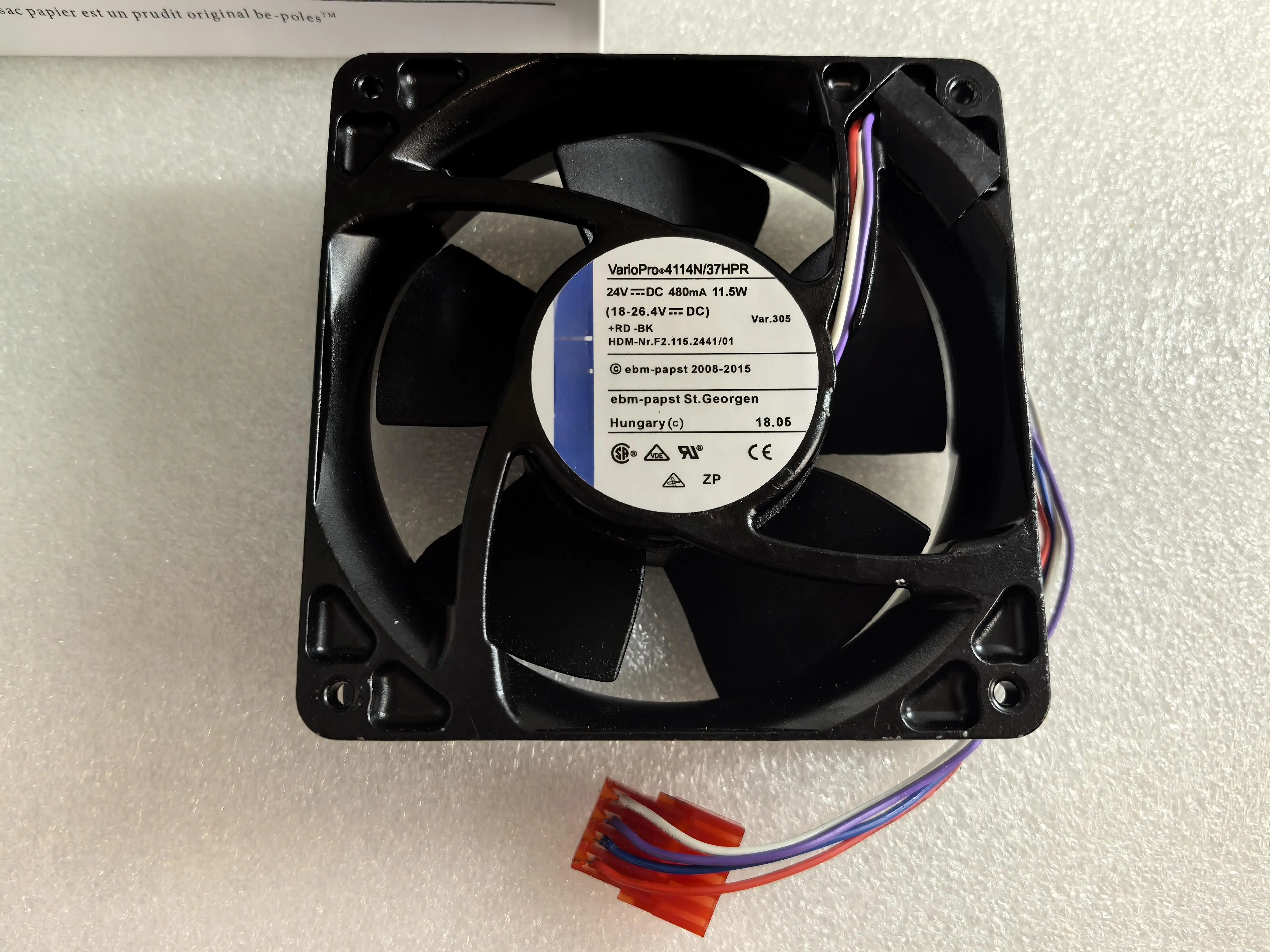 4114N 37HPR  4114N/37HPR  original print machine cooling fan