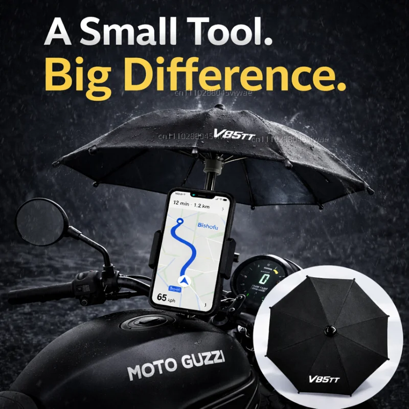 

Держатель для телефона и зонта для мотоциклов MOTO GUZZI: водонепроницаемый, солнцезащитный, антибликовый, дождезащитный, крепление на руль для GPS-навигатора