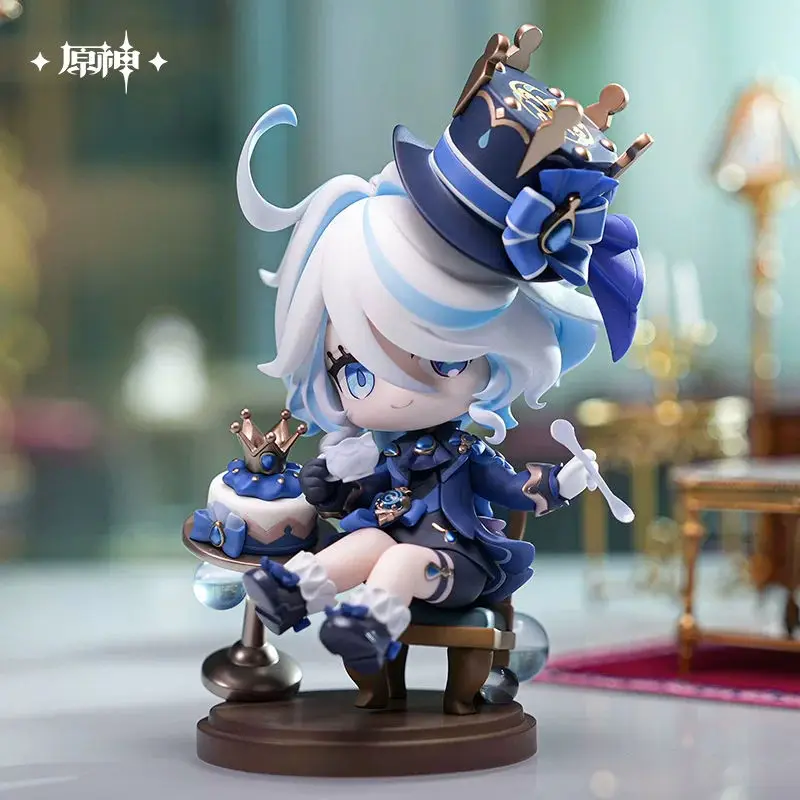 

[Genuine] miHoYo Game Furina Figure Genshin Impact Furina Q-version Cartoon Doll Anime Model Desktop Ornament Cosplay Xmas Gifts