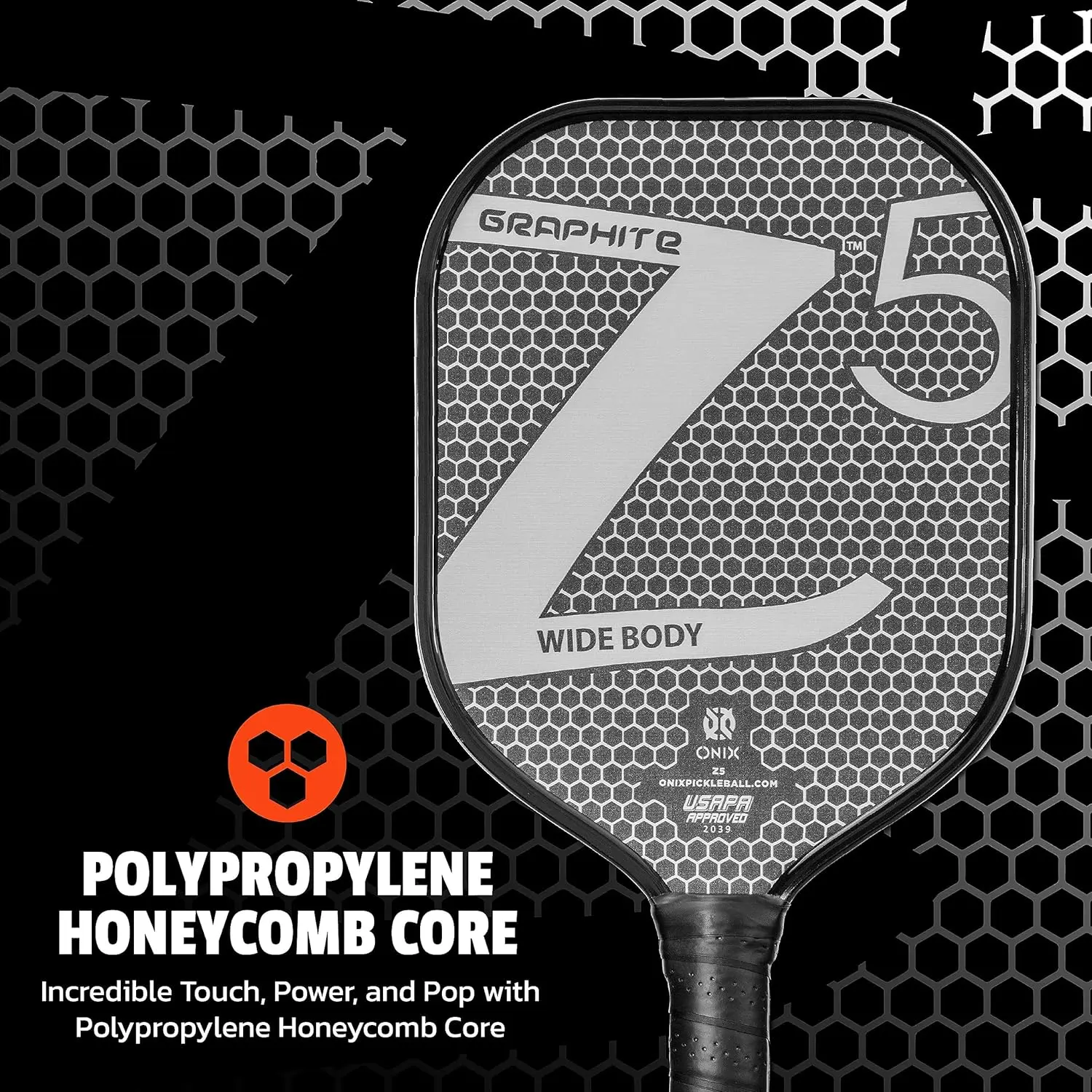 Graphite Carbon Fiber Pickleball Paddles with Cushion Comfort Pickleball Paddle Grip