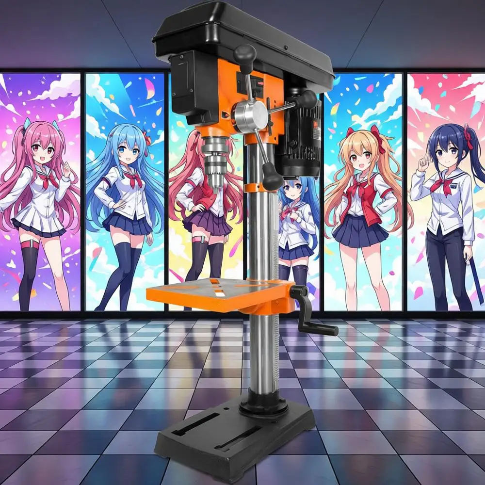 

10-дюймовый 5-амперный регулируемый настольный сверлильный станок из чугуна с лазерной направляющей