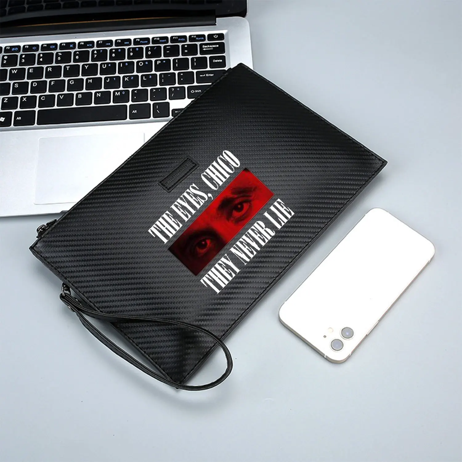 Eyes, They Never Lie,Chico Элегантная мужская сумка из искусственной кожи с принтом, модная и практичная для повседневной носки