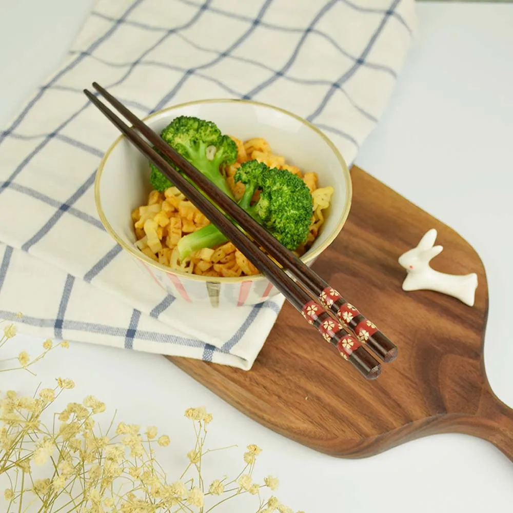 Durable Home Handmade Natural Wooden Japanese Cooking Dinnerware Sushi Chopsticks Kitchen Tools Wood Chopsticks