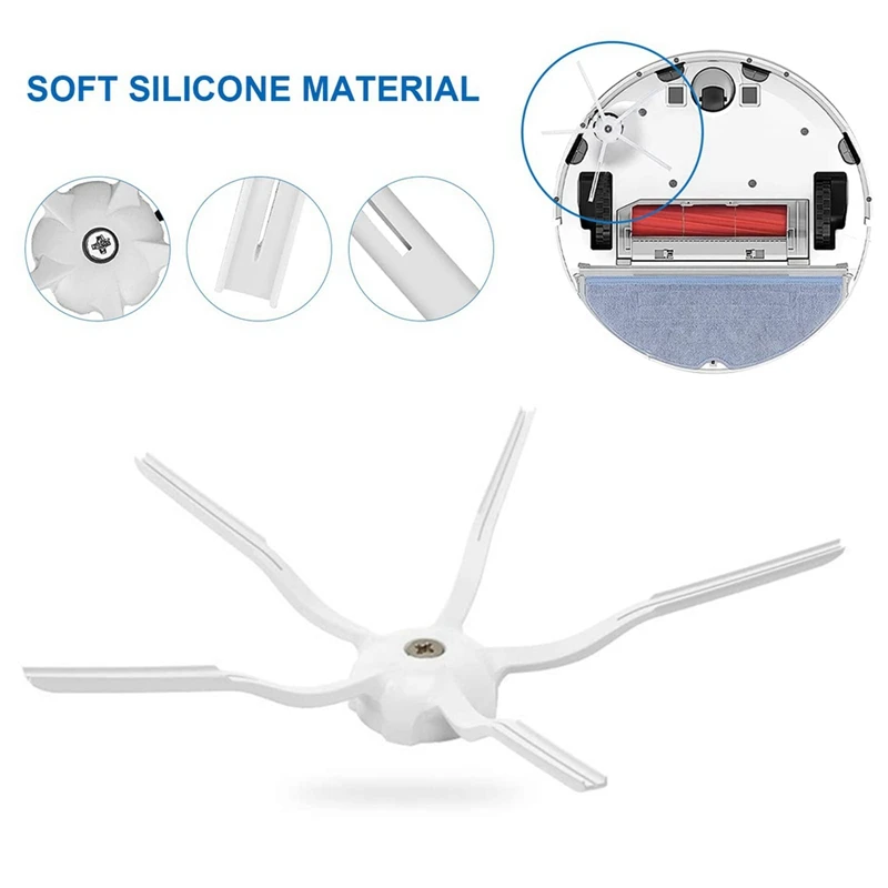 Bộ 1 Chổi Quét Chính Bàn Chải Cạnh Bên Bộ Lọc HEPA Phần Tương Thích Cho Roborock S7 S7 + T7S Máy Hút Bụi Phụ Kiện
