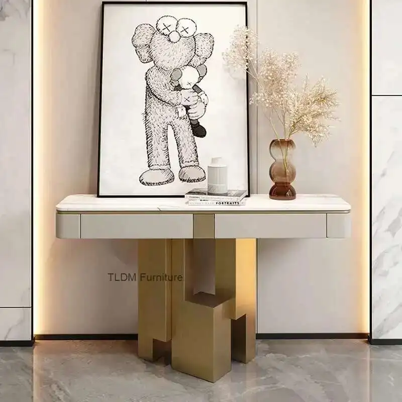 

Hallway Entryway Console Tables Premium Luxury Italian Console Tables Storage Drawers Wohnzimmer Tisch Furniture Living Room