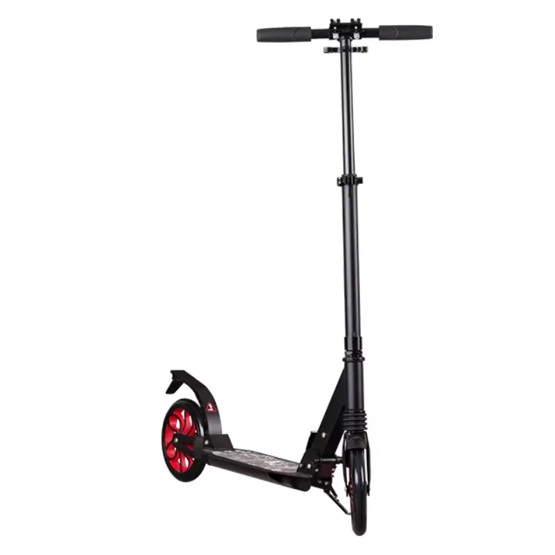 

STLF Street Scooter 8 Inch 200mm Big Pu Wheels Full Aluminum Foldable Kick Scooter Easy to Carry for Adults