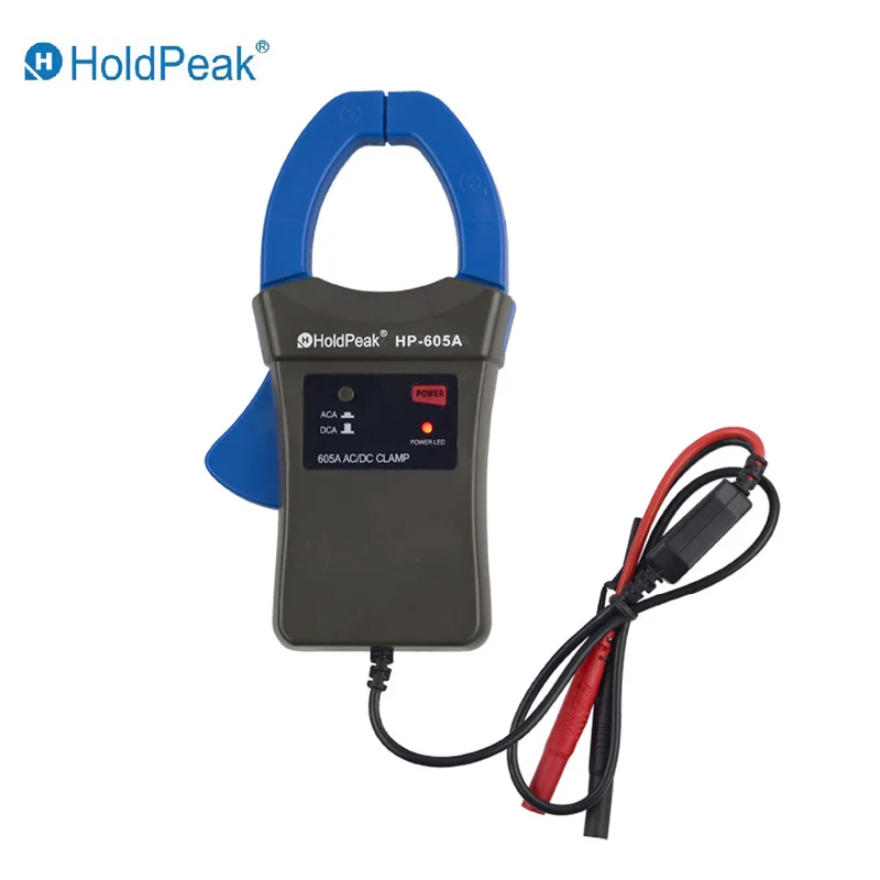 Holdpeak HP-605A Clamp Adapter 600A AC/DC Current  Power LED 45mm Jaw caliber HoldPeak Digital Clamp Multimeter for HP-890N