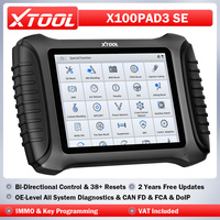XTOOL X100PAD3 SE Car Diagnostic Scanner IMMO Key Programmer with 38 Reset Bidirectional ECU Coding FCA CANFD DoIP 2-Year Update