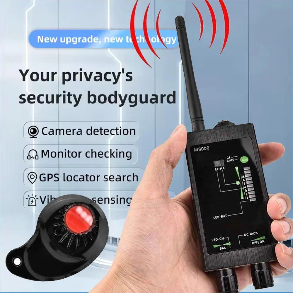WIFI كاشف الكاميرا الخفية مكافحة التجسس كاميرا مكتشف كاشف الأخطاء الصغيرة للسفر، GPS المقتفي أدوات التجسس المخفية كاشف الأجهزة