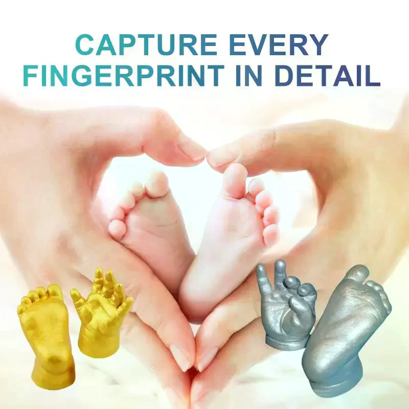 DIY Hand Casting Kit 3D Hand Mold Maker Couples Plaster Craft for Family Lovers Lasting Memory