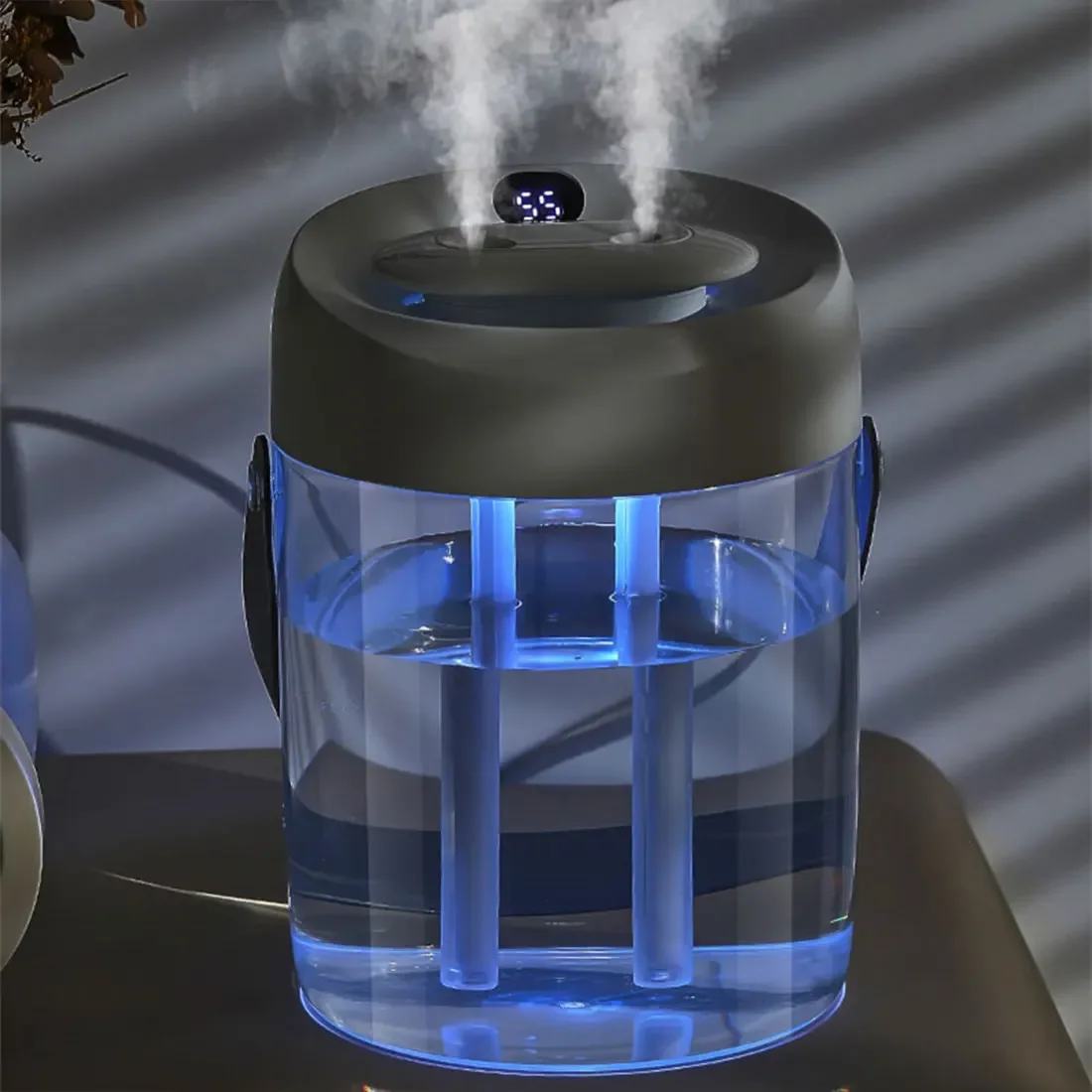 

New 2L Large Capacity Arrival Double Spray Ultrasonic Humidifier USB Cool Mist Air humidifiers for home baby Room