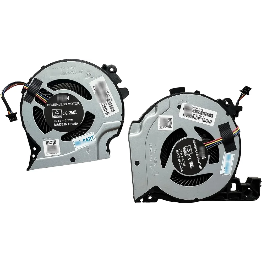 Reemplazo del ventilador de refrigeración de CPU + Gpu para HP SPS-L20334-001 SPS-L20335-001 Set