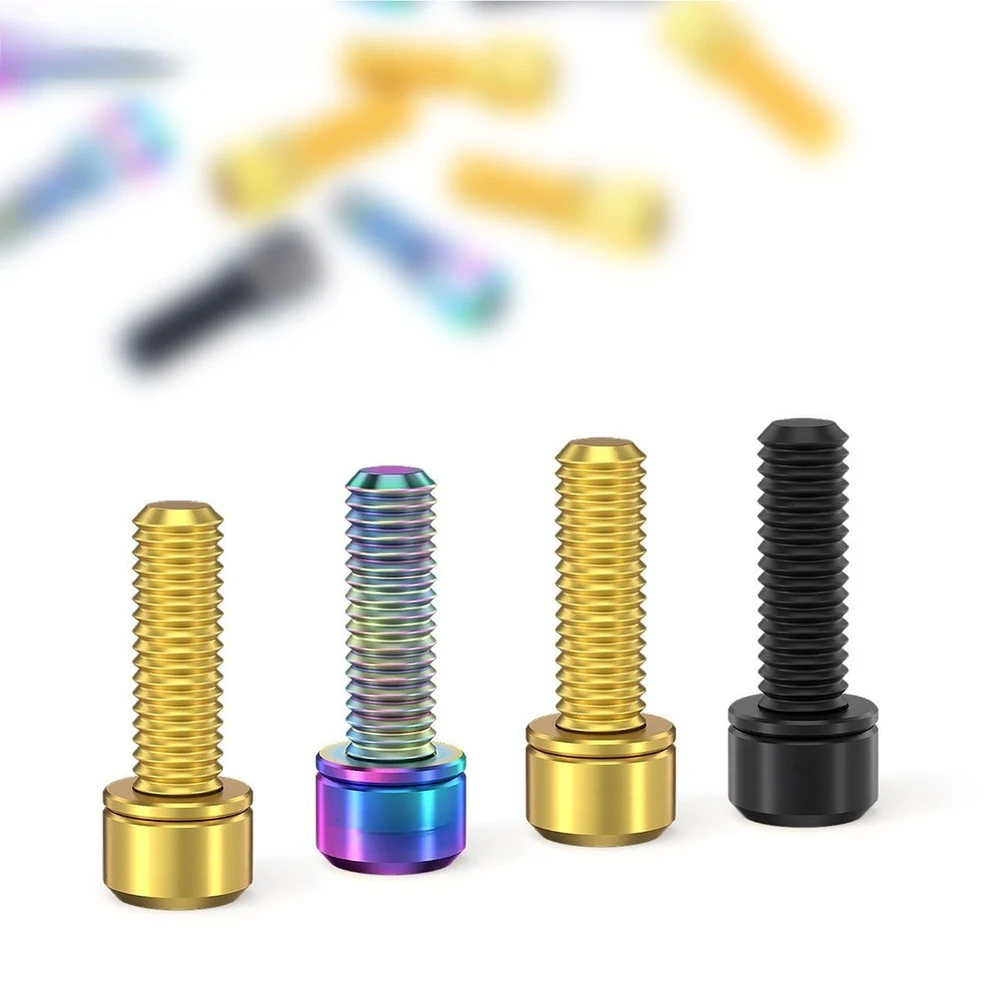 4Pcs Bike Disc Brake Fixing Screws Bicycle Refitting Bolts For M6x18/20 For Caliper Assembly And Lever-Fixation