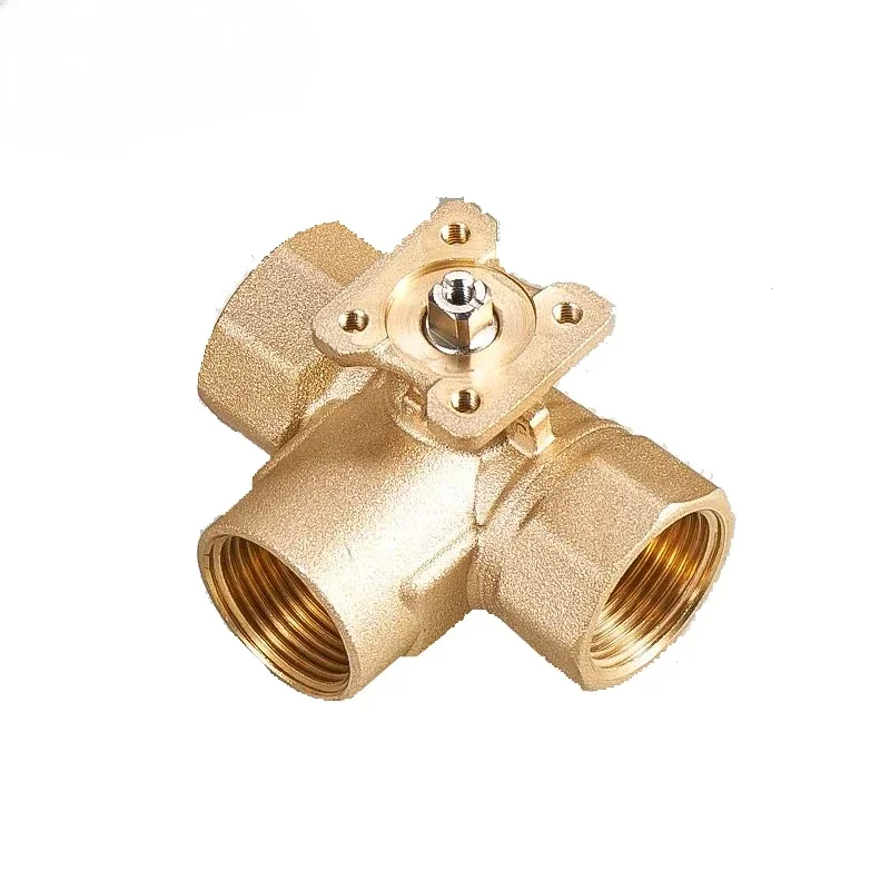 HVAC system water pipes 50mm dn50 proportional modulating control valve  3 way 2