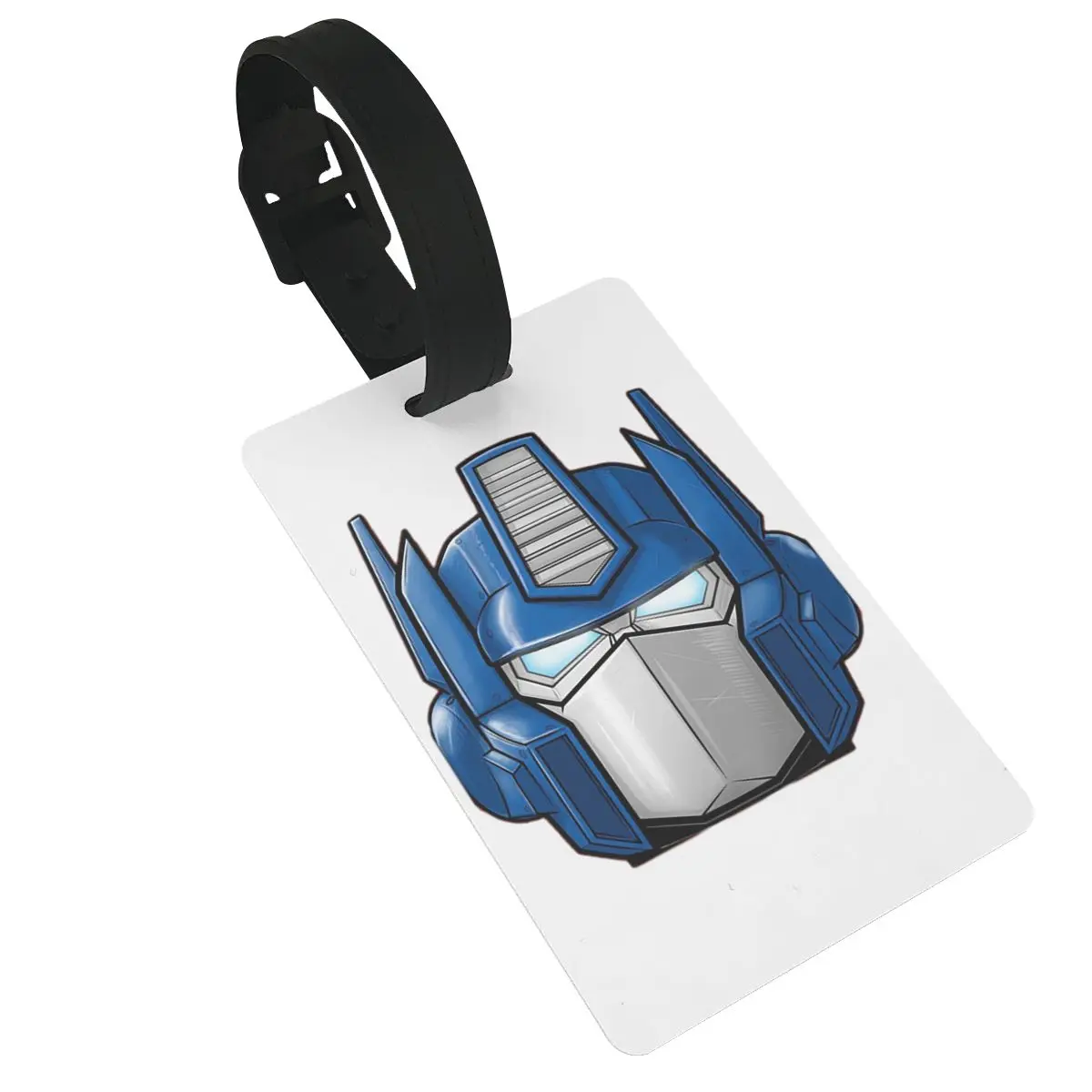 Optimus Prime Bagagelabels Kofferaccessoires Reizen PVC Leuke Bagage Boarding Tag Draagbare Labelhouder ID Naam Adres