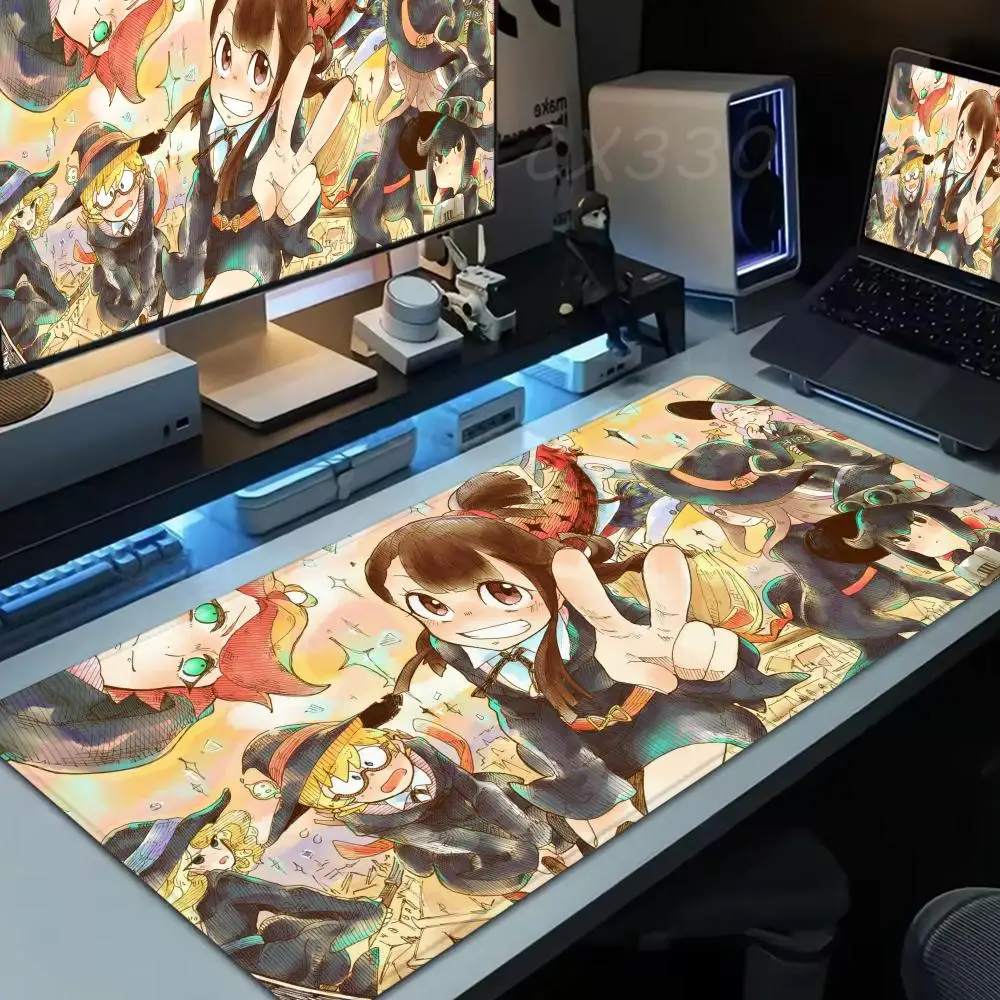 

Little Witch Academia Mouse Pad Large Computer Mousepad Office 1000x500mm XXL Pc Gamer Non-slip Rubber Keyboard Deskmat