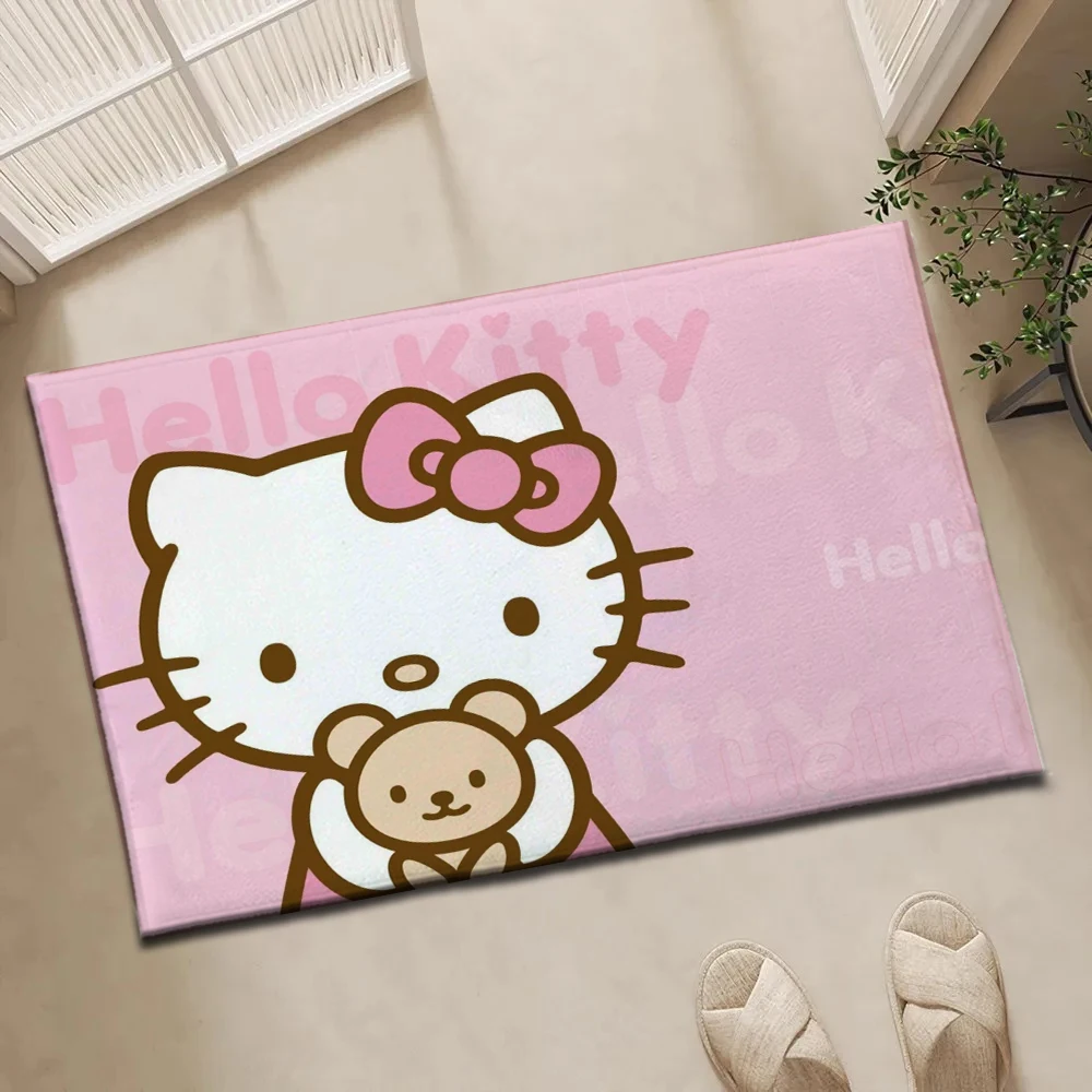 

Hallo K-itty Kitchen Floor Mat Choice Entrance Doormat Rugs Living Room Mat Home Carpet Entrance Door Mats Foot Bathroom Bath