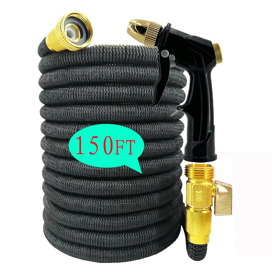 

Садовый шланг, гибкий шланг, садовая труба для полива, двойной латексный шланг высокого давления для мойки автомобиля, принадлежности для садов, орошение