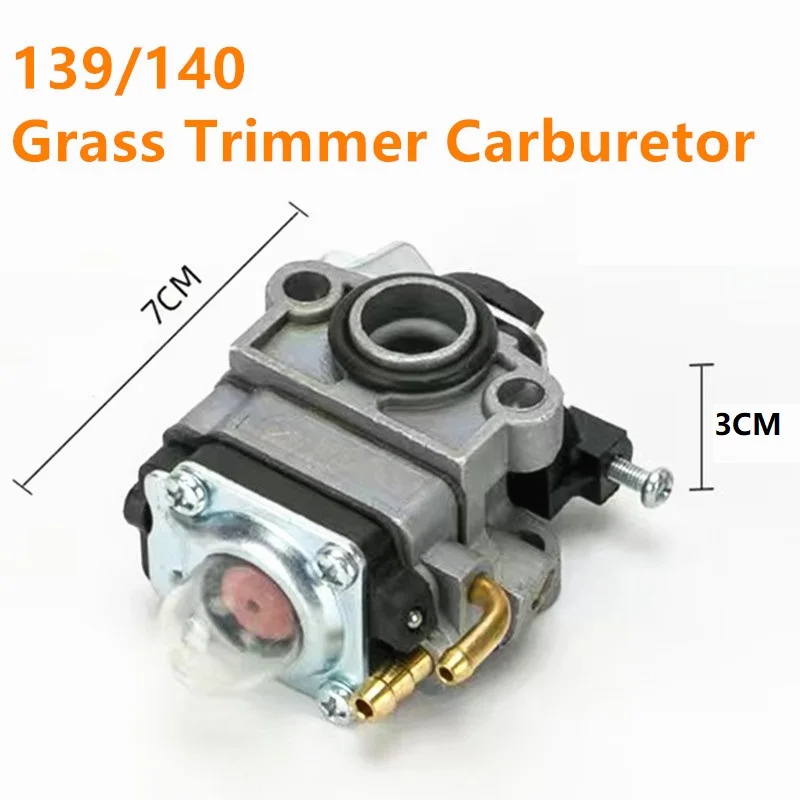 Petrol Brush cutter Engine Replacement 44-5  Grass Trimmer Gasoline Carburetor Kit 40-5 139 140 For 43cc 52cc