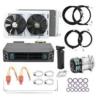 Kit de climatisation A/C automobile universel 404, 12V 24V, pour caravanes, voitures, camions, fourgonnettes, assemblages de climatiseur 1