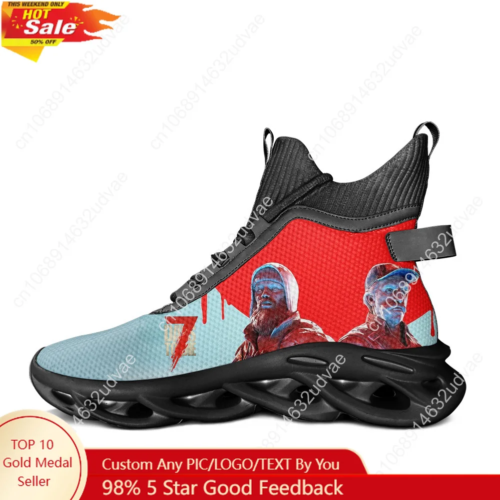 

7 Days to Die High Top Flats Sneakers Mens Womens Sports Running Shoes High Quality Sneaker Lace Up Mesh Footwear Custom Shoe