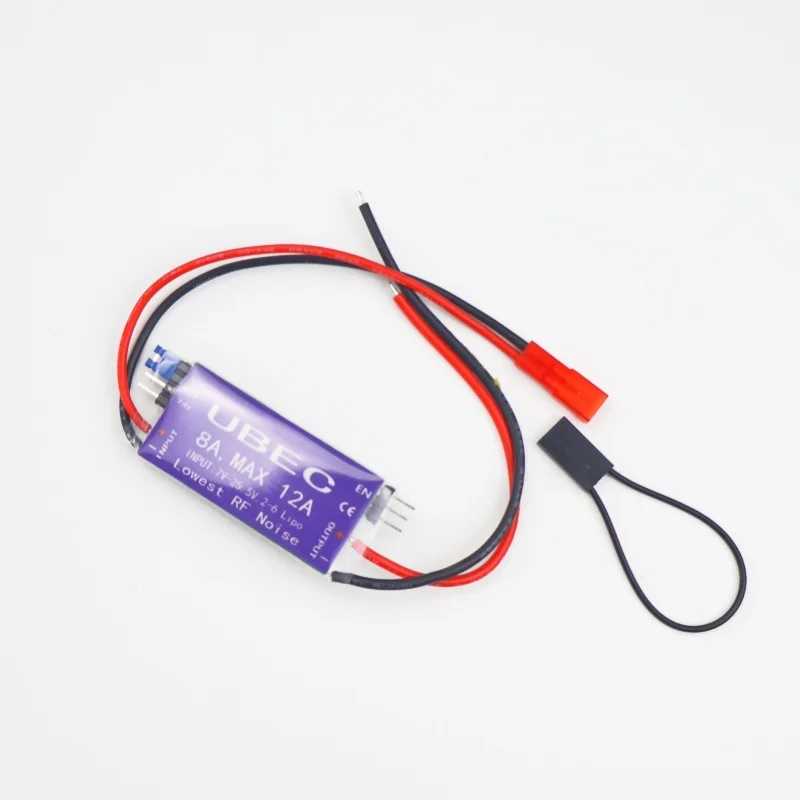 4A 6A 8A Uscita UBEC 5V / 6V 6A / 8A Max 12A 2-6S Lipo / 6-16 celle Ni-Mh Interruttore di ingresso Modello BEC per aerei RC