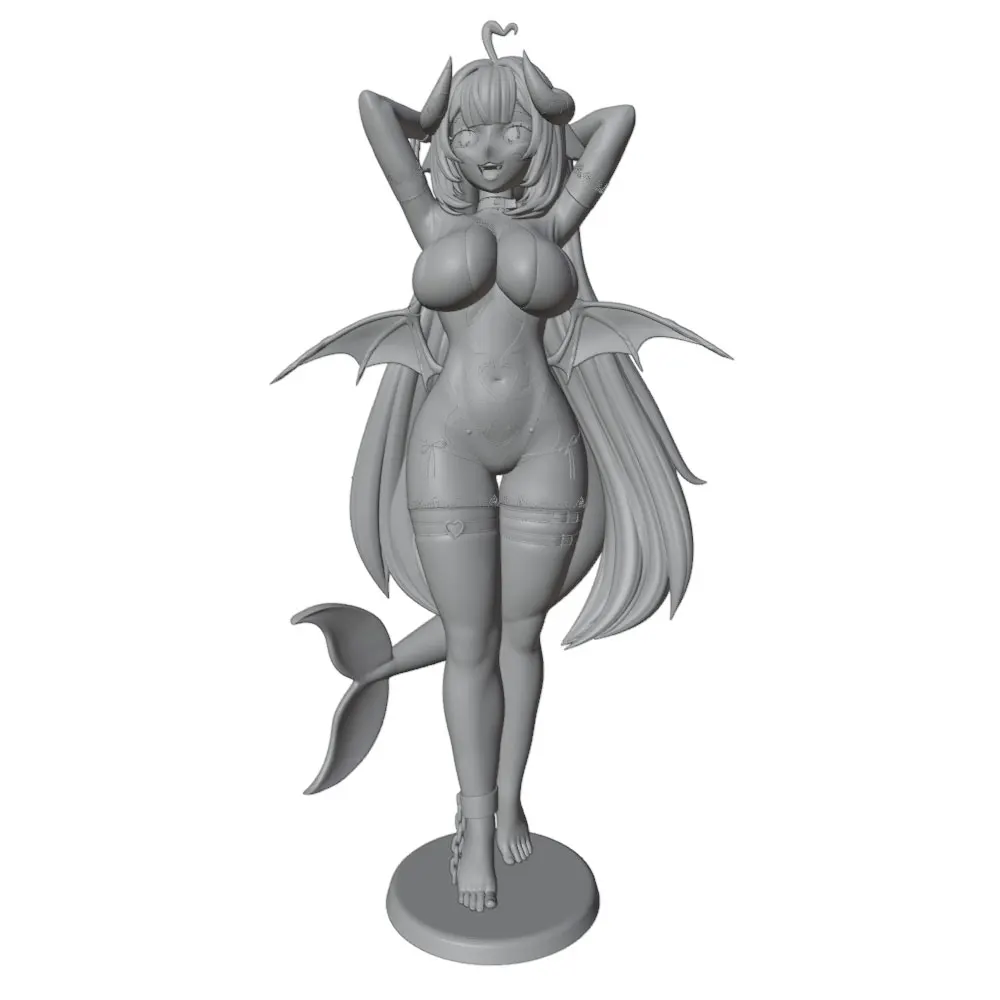1/24 75mm Sexy Girl Resin Model Kits GK Miniature 3D Printed Gray Model Figurine DIY Doll Model Unassembled And Unpainted