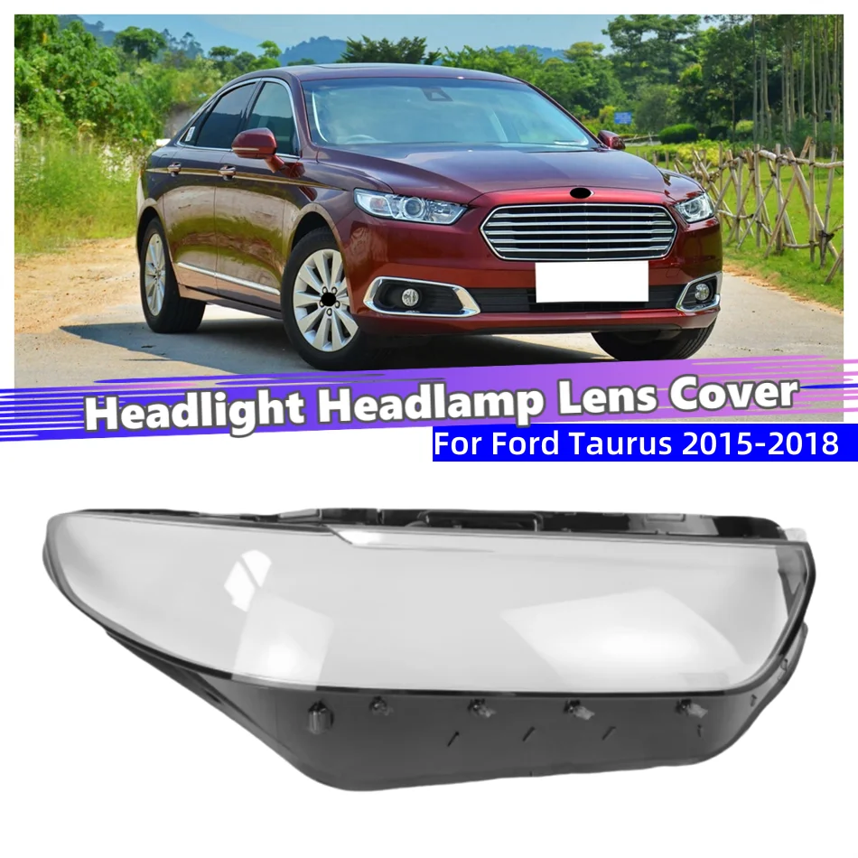 

For Ford Taurus 2015 2016 2017 2018 Car Accsesories Lampcover Caps Headlamp Car Front Headlight Lens Cover Lights Shell