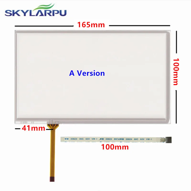 

Skylarpu Новый 7-дюймовый 165*100, 165*100 мм сенсорный экран планшета для 165x100 мм, 165 мм * 100 мм автомобильный навигационный DVD универсальный