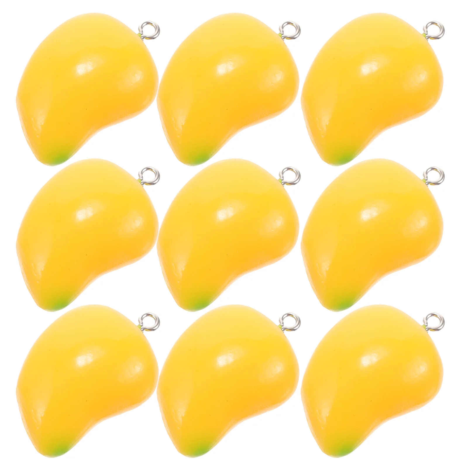 

10Pcs Mango Charms Fruit Pendants Small 3D Jewelry Making Accessories DIY Necklace Bracelet Earring Keychain Crafts Charms