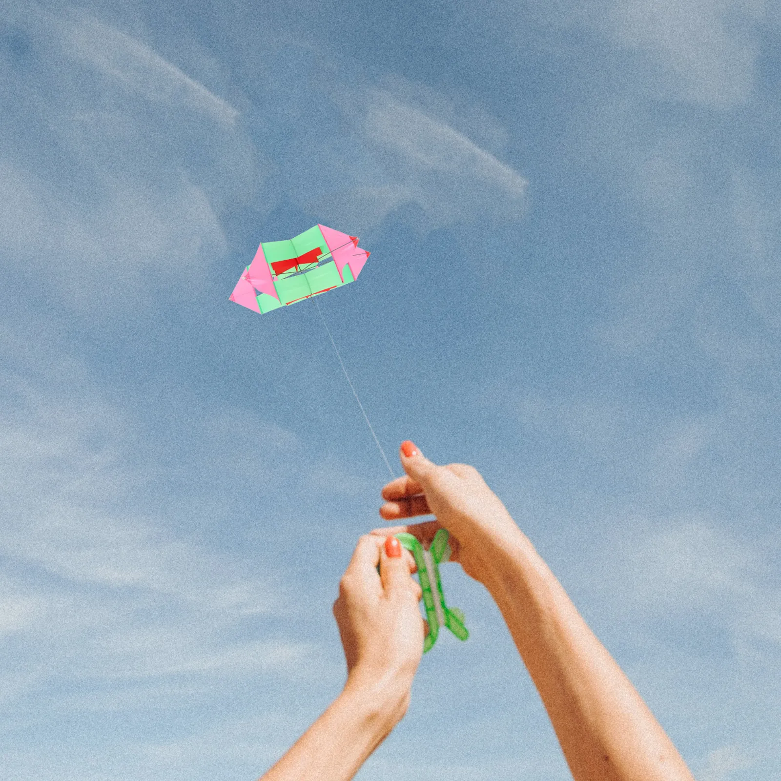 Hexagon Plum Blossom Kite Colorful Creative Outdoor Cloth Fiber Reinforced Stereo Bright Funny Kite for Adults Kids