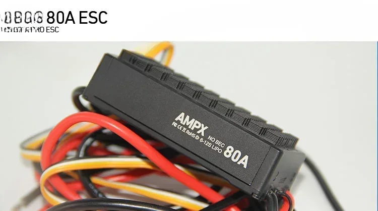 طائرة بدون طيار متعددة الدوار الأكثر مبيعًا مخصصة بدون فرش ESC ذات جهد عالي مقاوم للماء MAD AMPX 80A HV 5 ~ 14S محافظ #6