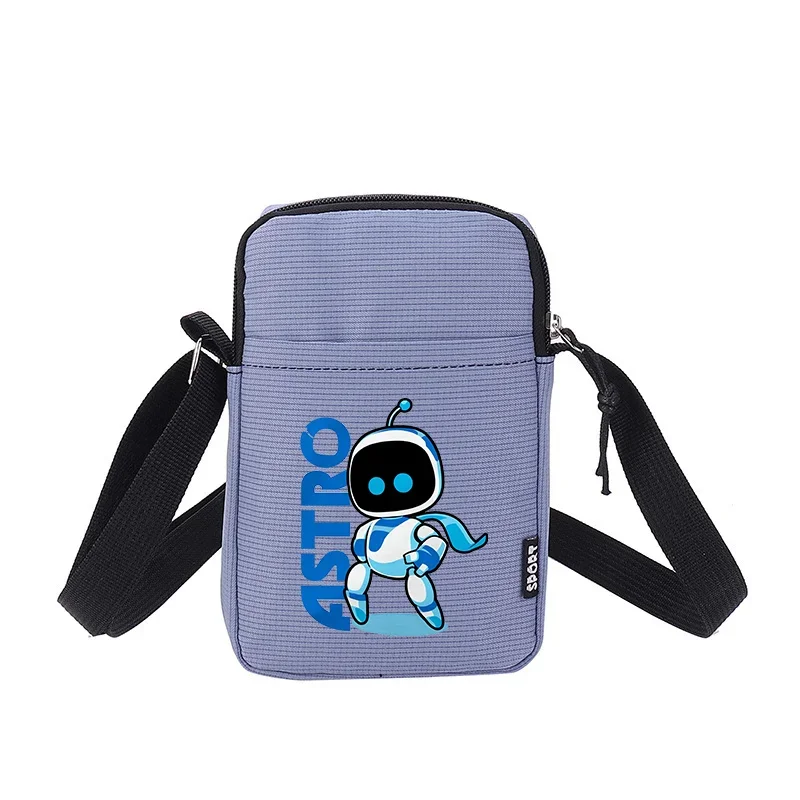 Astro Bot Women Chest Bags Shoulder Bag Canvas Handbag Cute Outdoor Shopping Pouch Crossbody Handbags Ladies Purse Birthday Gift