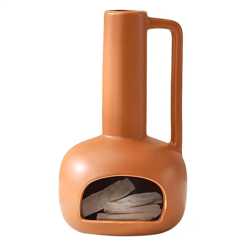 

Керамическая горелка Santo для дымохода, держатель для маленьких шалфей, декоративный современный держатель для благовоний, дымоход, медитация, домашний декор для палочек