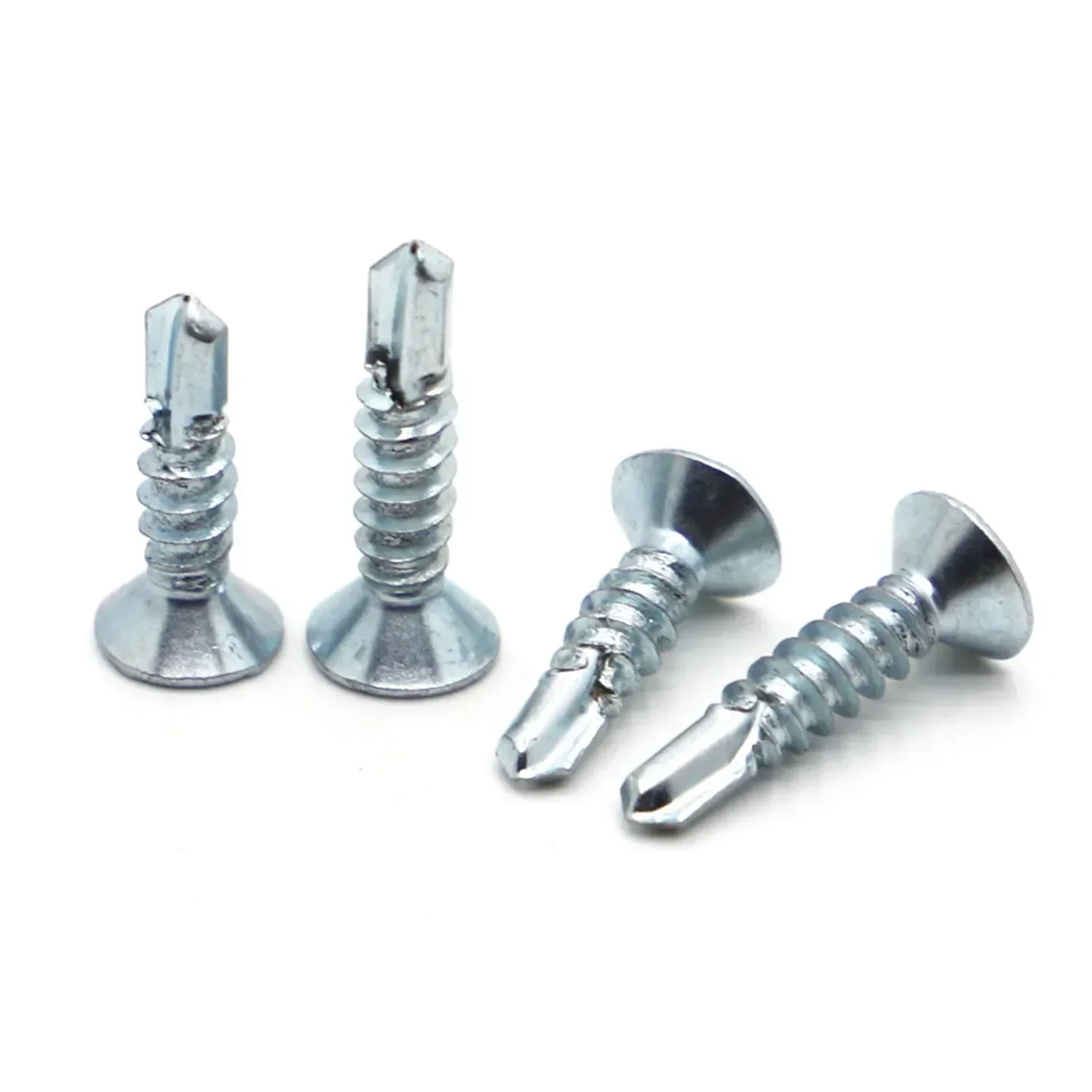 

M4.2 M4.8 Cross Recessed Flat Head Self-drilling Tapping Screws Carbon Steel Drilling Screw L=13 TO 50mm