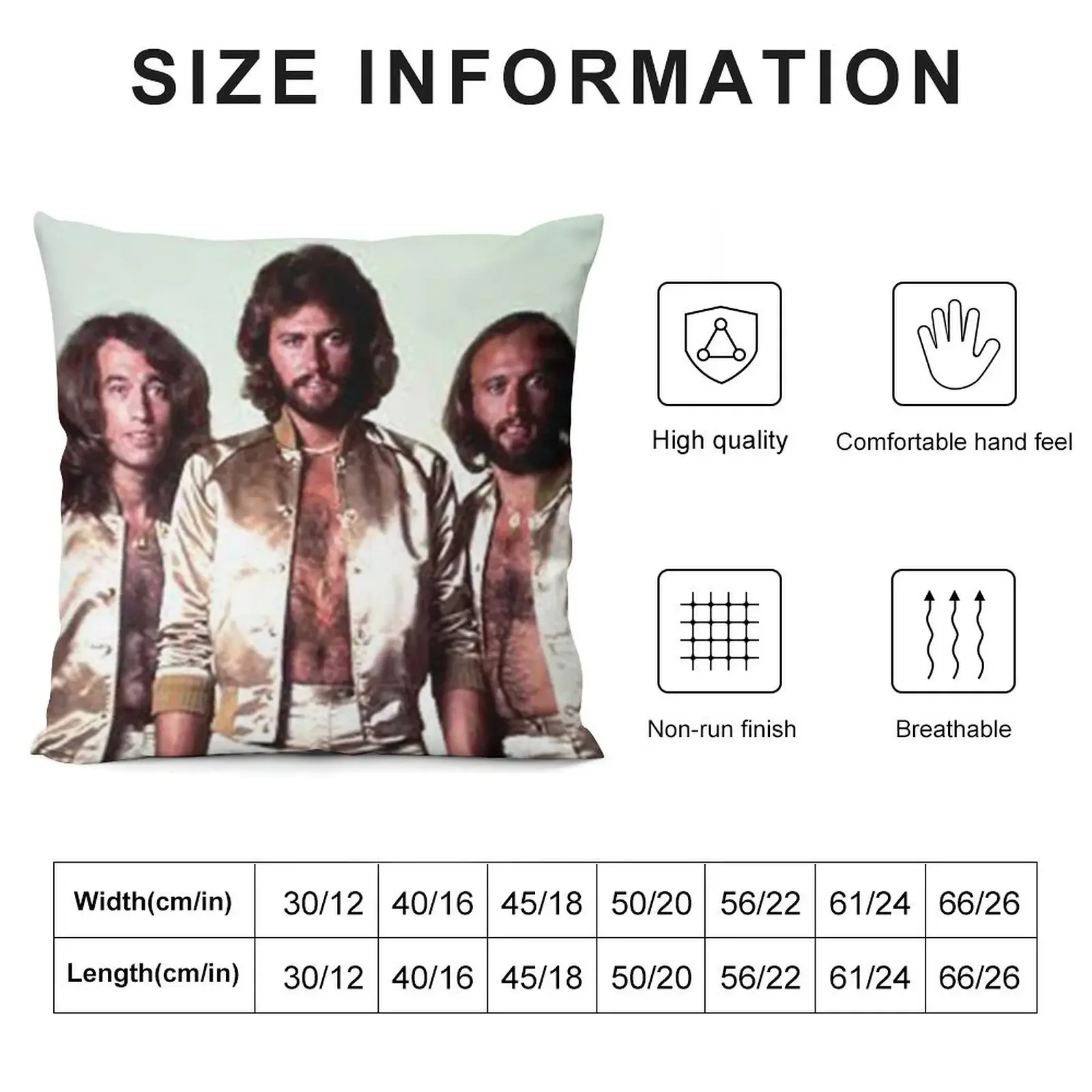 Bee Gees Throw Pillow Sofa Pillow Cover Cushion Covers For Living Room Sofa Cushions Decorative Pillow Covers For Sofa