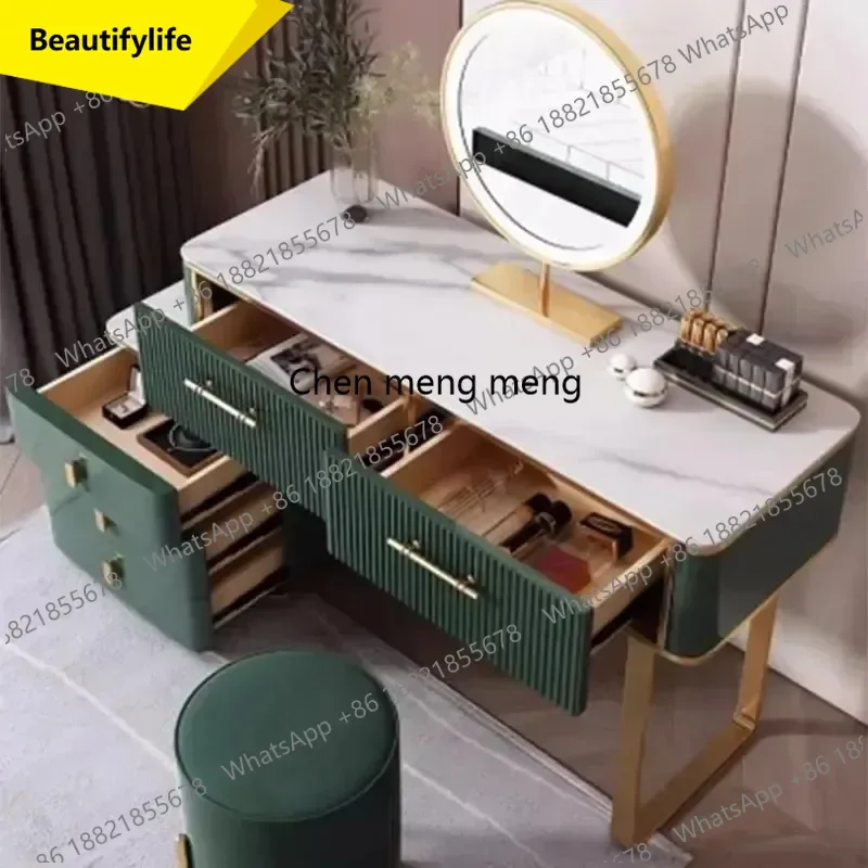 

X188 Salon Storage Vanity Table Living Rooms Space Saving Drawers Dresser Bedroom Makeup Luxury Muebles De Dormitorio Hotel Furn