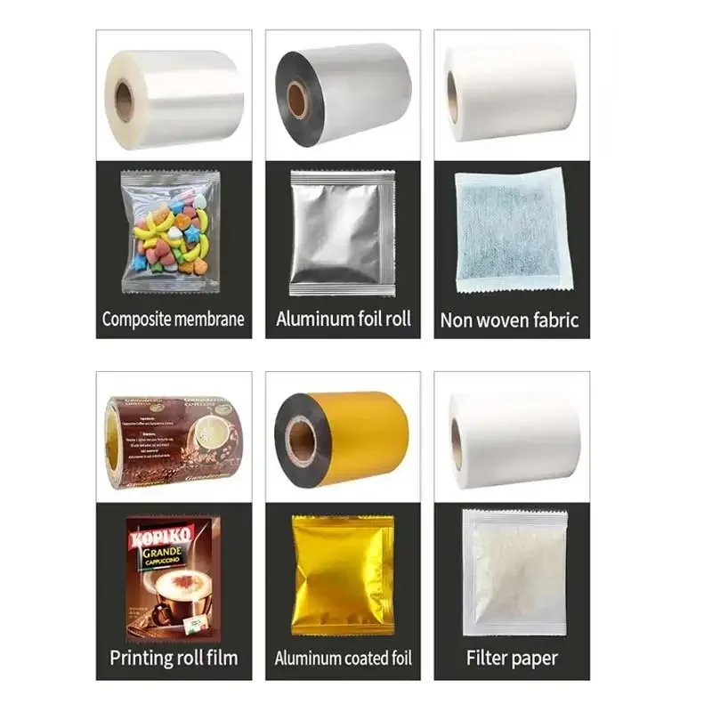 

Automatic Spice Granular Small Roasted Snack Mini Packet Tea Bag Sealing Multi-function Weighing Packaging Machine