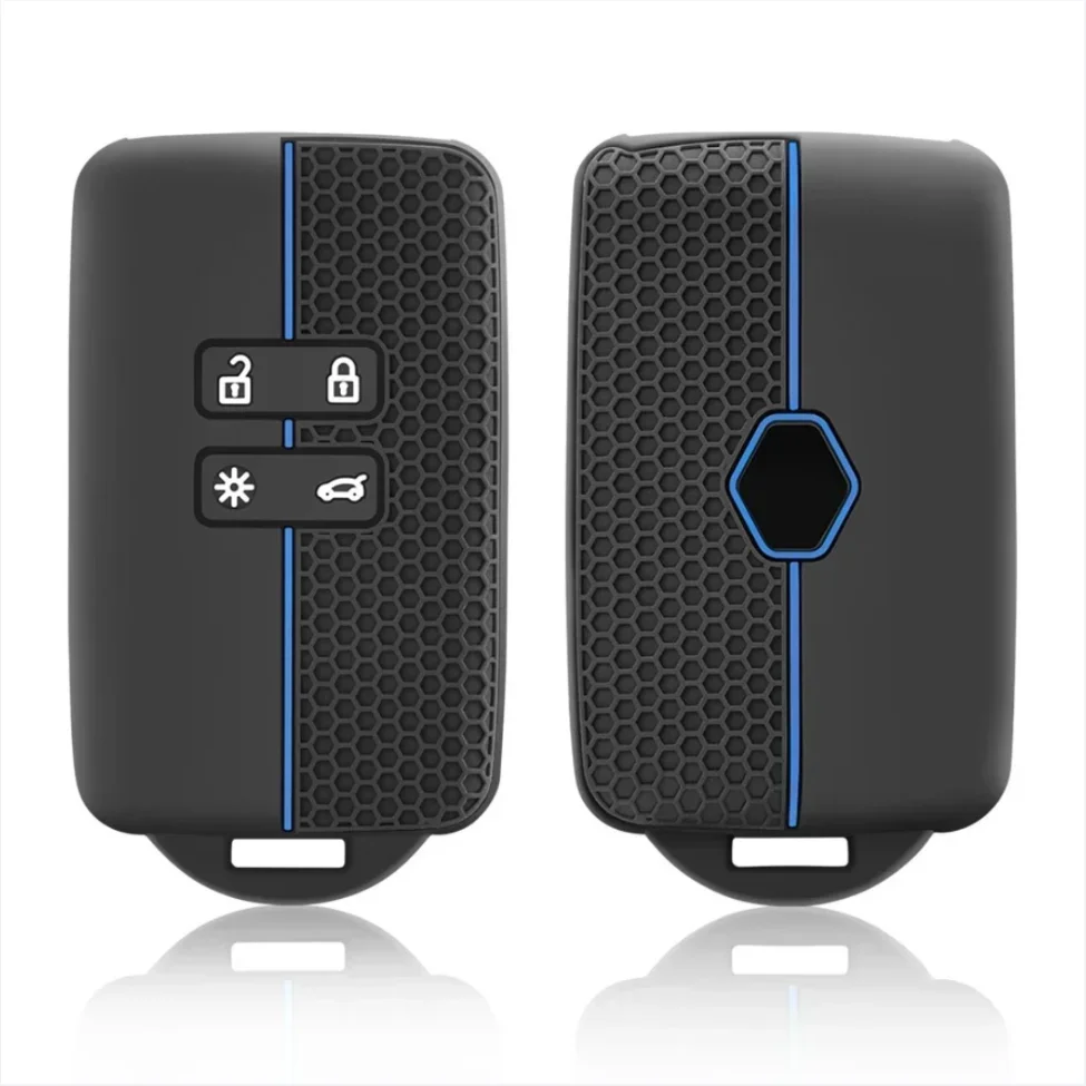 2025 Siliconen Afstandsbediening Autosleutel Case Cover Fob voor Renault Captur Koleos Kadjar Arkana Megane Dacia Duster Sandero Stepway