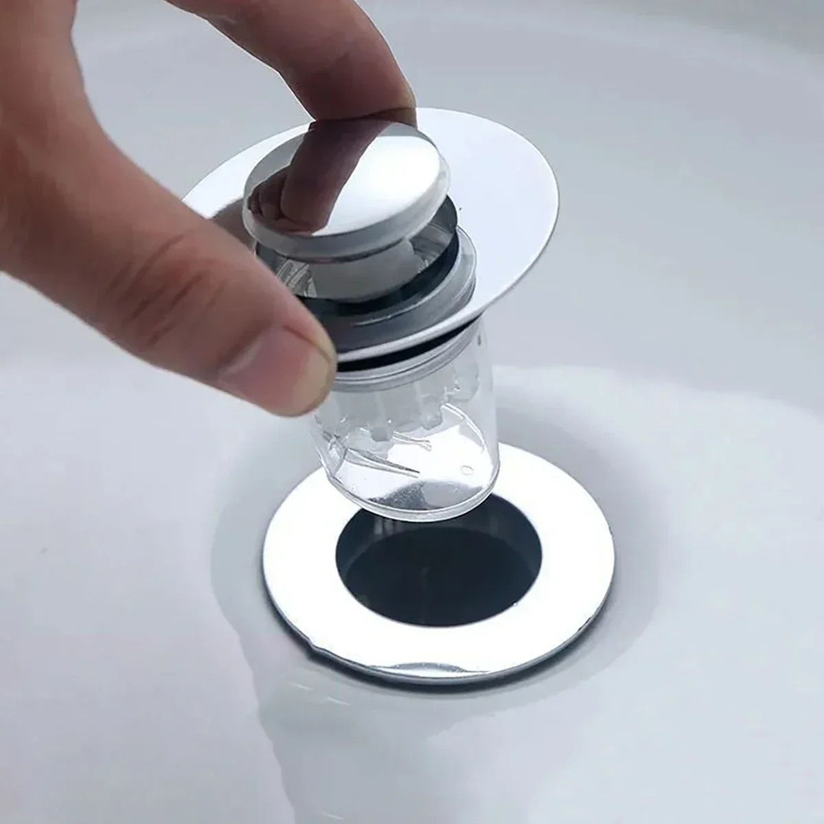 

Universal Basin Pop-up Drain Filter Kitchen Bathtub Stopper Wash Basin Hair Sink Strainer Block Proof Shower Plug Filter
