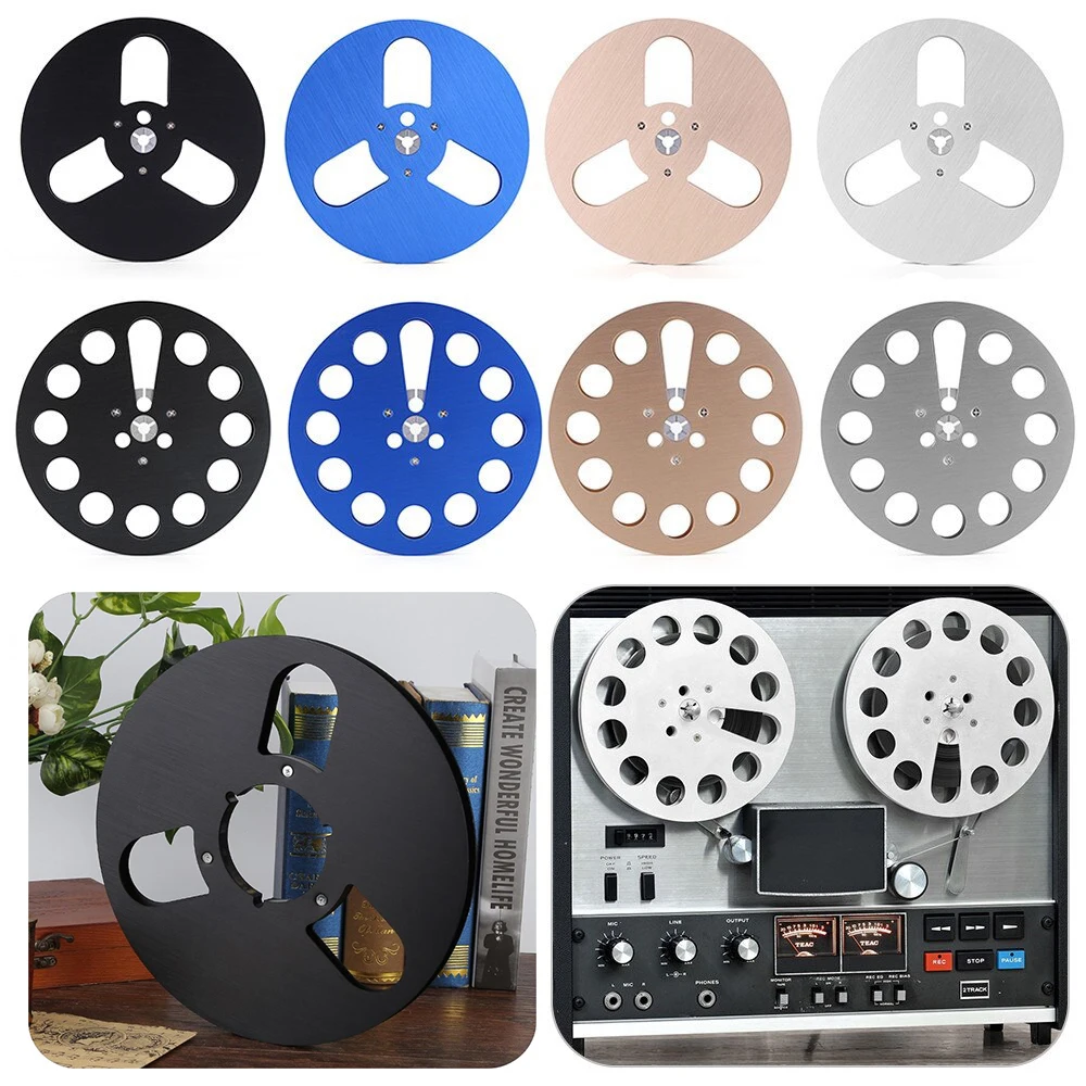 

Open Disc Audio Recorder Empty Discs Music Audio Recorder Cassette Tools Aluminum Alloy 1/4 10 Inch for Studer ReVox/TEAC/BASF